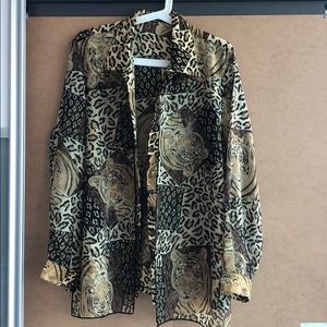 Leopard blouse